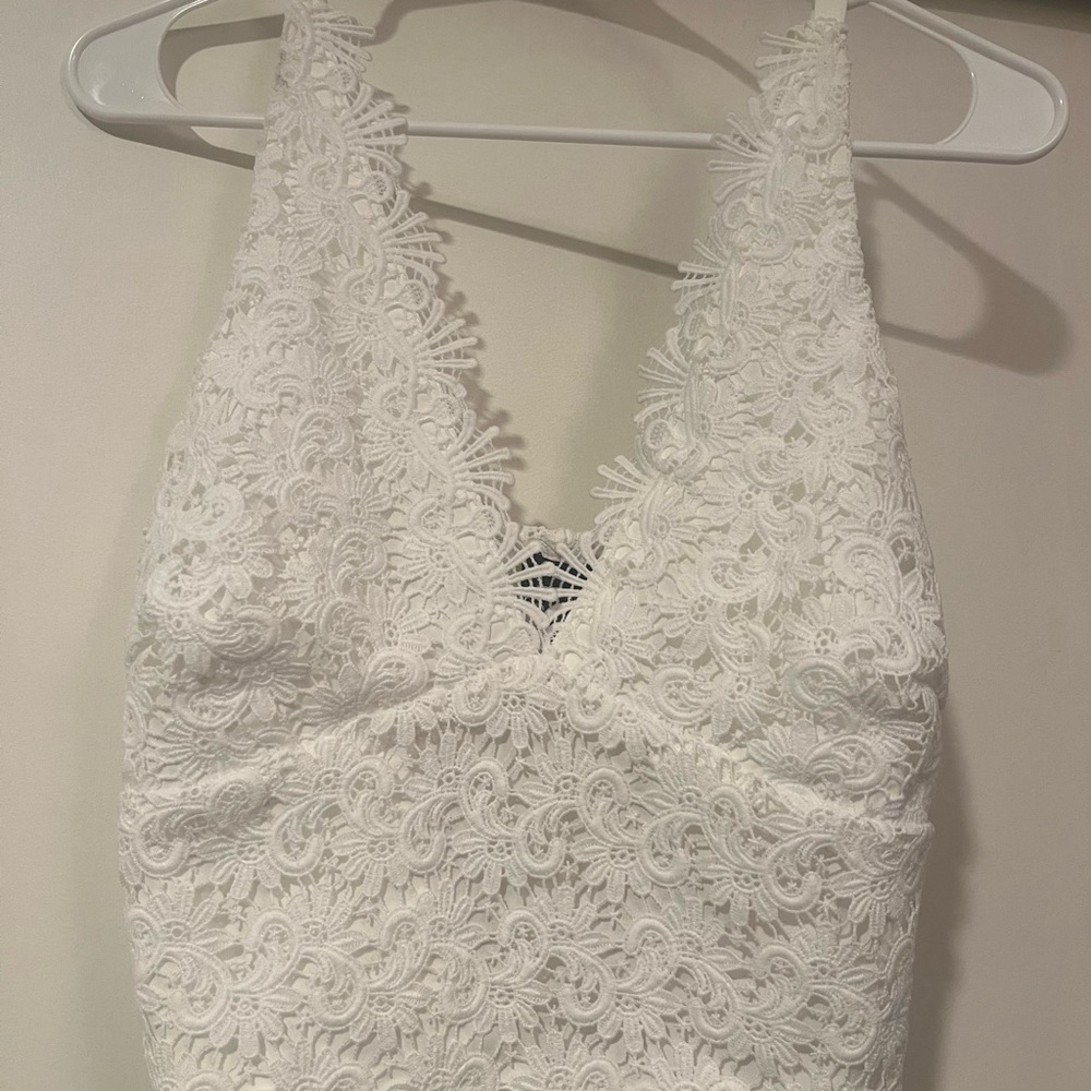 Lucy Paris White Lace Top new without tag